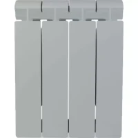 Радиатор биметаллический Global Style Plus 350 (4 секции) серый