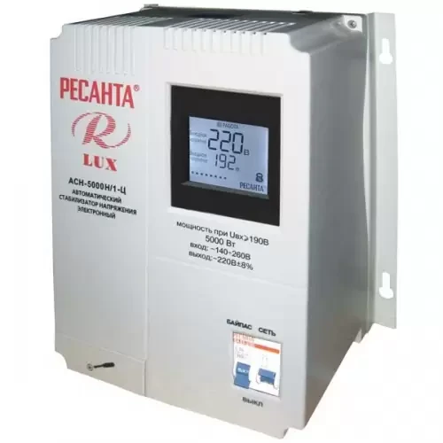Стабилизатор напряжения Ресанта LUX АСН-5000Н/1-Ц