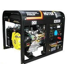 Бензиновый электрогенератор Huter DY8000LX с колесами