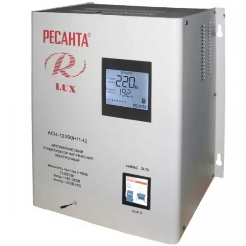 Стабилизатор напряжения Ресанта LUX АСН-12000Н/1-Ц