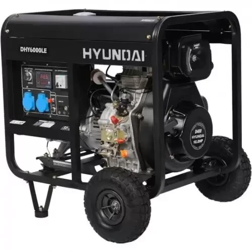 Дизельный электрогенератор Hyundai DHY 6000LE