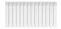 Алюминиевый радиатор отопления Fondital 350/100 Bianco Calidor Super B4 (14 секций)