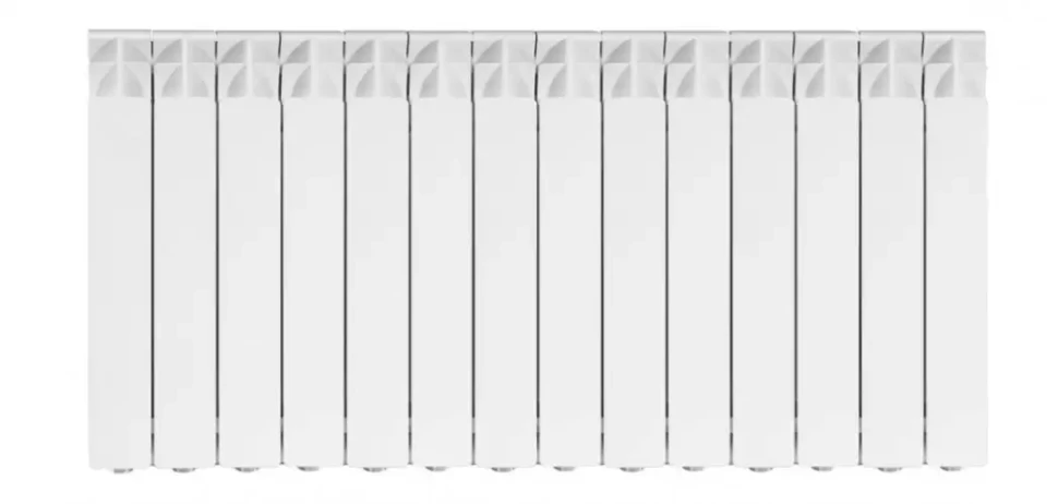 Алюминиевый радиатор отопления Fondital 350/100 Bianco Calidor Super B4 (14 секций)