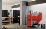 Напольный твердотопливный котел Defro Sigma E 36