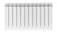 Биметаллический радиатор отопления Fondital 500/100 Bianco Alustal (12 секций)